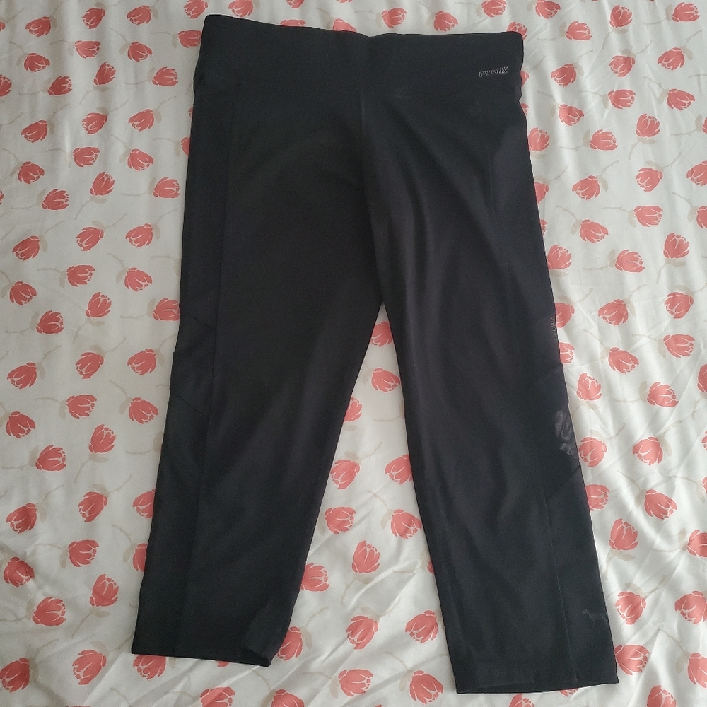 PINK Ultimate Cropped Mesh Leggings